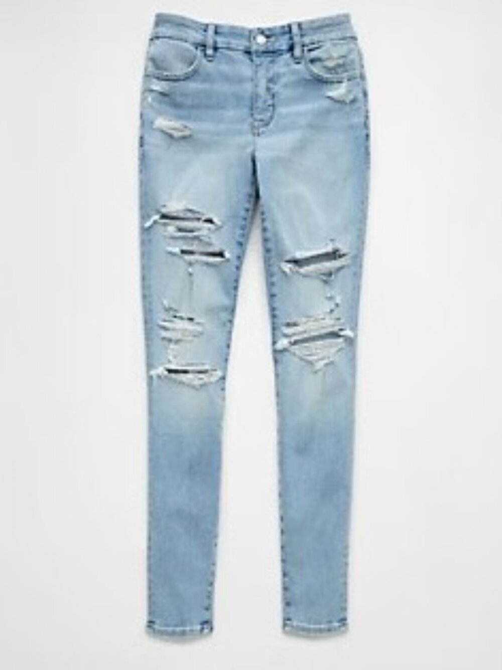 Like-new - AE Next Level Curvy High-Waisted Ripped Jegging